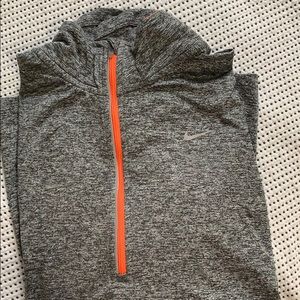 nike dry fit half zip running pullover